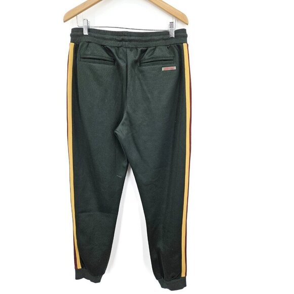 Jared Lang After Hours Track Pants Men L Green Stripe - Picture 3 of 6